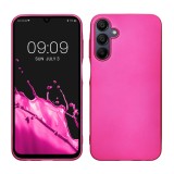 Husa Kwmobile pentru Samsung Galaxy A15 5G, Roz, Silicon, KWM000021MJ007C, Carcasa
