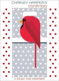 Felicitare - Charley Harper Cardinals Christmas | Pomegranate