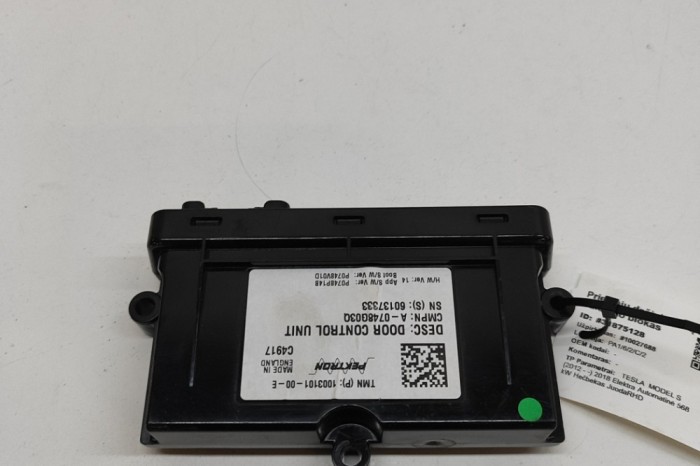 Modul de control ușă dreapta față TESLA MODEL S 2018 OEM: 1003101-00-E | 31875128
