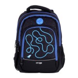 Ghiozdan Strigo Misty+ Black Cosmos, 24L, 39A 27A 18 cm