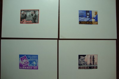 LIBERIA KENEDY BLOCURI NEDANTELATE MNH/MNH- foto