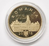 50 BANI 2018 . 100 DE ANI DE LA UNIREA BUCOVINEI CU ROMANIA . PROOF . STAREA DIN POZE .