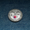 #30 2 Reichsmark 1937 A Germania WW2, marci germane argint / mark, Europa