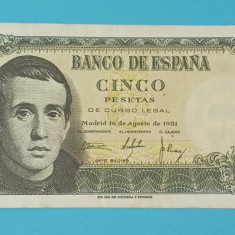 Spania 5 Pesetas 1951 'Catalonia' aUNC serie: I 1541394