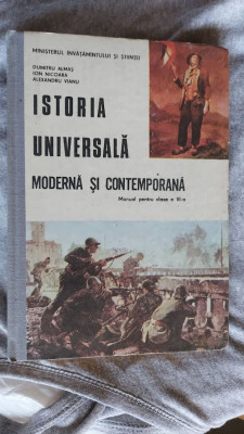 ISTORIA UNIVERSALA MODERNA SI CONTEMPORANA CLASA A VI A ALMAS NICOARA VIANU foto