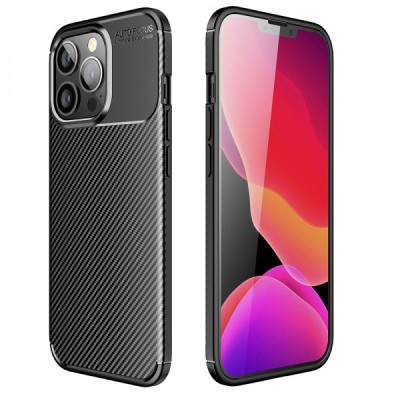 Husa pentru Apple iPhone 15 Pro Max, OEM, Carbon Black, Neagra foto