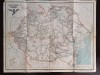 A3275N Harta Căile Ferate Rom&acirc;ne, 1923, gravată de V Voill, Institutul Cartografic Unirea, Brașov