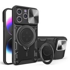 Husa iPhone 13 Pro Max Antisoc cu Protectie Camera Negru TCGP foto
