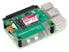 Adaptor Raspberry Pi 5 M.2 HAT cu SSD 512GB FLASH