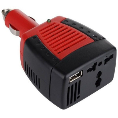 Invertor auto cu iesire USB, tensiune DC 12V la AC 220V si putere 150 Watt foto