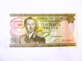Rară! Luxemburg 50 Francs 1972 UNC,bancnota din imagini la jumătate de preț