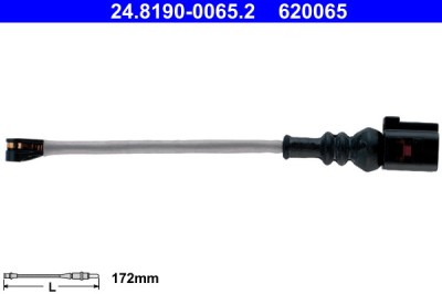ATE 24.8190-0065.2 senzor de avertizare,uzura placute de frana foto
