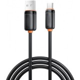 Cablu Date si Incarcare USB-A - USB-C XO Design NB302, 18W, 1m, Negru