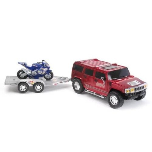 Masinuta Hummer cu motocicleta , 74x17x18 cm, AMA