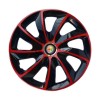 Set 4 Capace Roti 17 inchi, Stig Rosu-Negru, Compatibil cu Alfa Romeo, Autohelix MSA