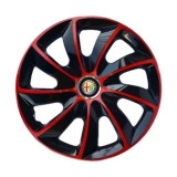 Set 4 Capace Roti 17 inchi, Stig Rosu-Negru, Compatibil cu Alfa Romeo