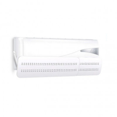 Deflector de aer pentru aparatul de aer condiționat, alb, 52-92 x 16 cm foto