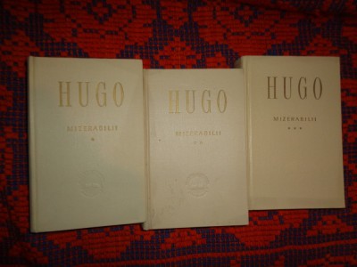 Mizerabilii - Victor Hugo / 3 volume cartonate , an 1960 foto