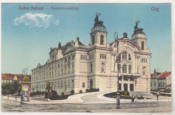 bnk cp Cluj - Teatrul National - necirculata 1925