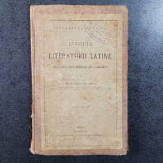 Teodorescu G. Dem - Istoria literaturii latine (1894, editie cartonata)