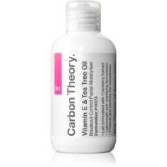 Carbon Theory Vitamin E &amp; Tea Tree Oil crema hidratanta usoara pentru ten acneic 100 ml