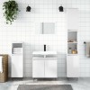 VidaXL Dulap de baie, alb extralucios, 58x33x60 cm, lemn prelucrat 831582