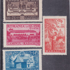 ROMANIA 1944 LP 163 CAMINUL CULTURAL RADASENI SERIE MNH
