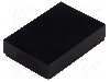 Carcasa ABS, 33mmx47mmx10mm, MASZCZYK - KM-97 BK
