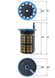 Filtru combustibil Citroen Jumper II, Jumper II Sasiu; Peugeot Boxer, Boxer Sasiu Motor 2.0 BlueHDi 110, 2.0 BlueHDi 130, 2.0 BlueHDi 130 4x4, 2.0
