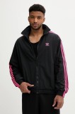 adidas Originals geacă Firebird culoarea negru, de tranziție, JY1332