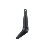 Consola standard, din tabla, neagra, 75 x 100 x 31 mm