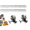 Set pescuit feeder lanseta 3.9m(cu 3 varfuri) +2 mulinete de 5000 si accesorii