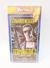 Caseta video VHS originala film - Terminator 2 - sigilata - limba italiana foto