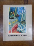 Lucia Dem Balacescu 1971 cu dedicatia artistei catre Emil Manu