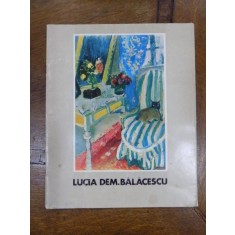 Lucia Dem Balacescu 1971 cu dedicatia artistei catre Emil Manu