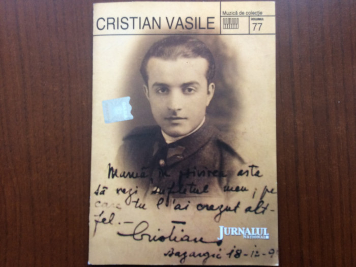 Cristian Vasile cd disc muzica usoara slagare latin tango Jurnalul National NM