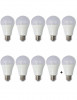 Set 10 Becuri LED Drimus 12W E27 Lumina rece DL 6121, Rece (4100 - 4999 K)