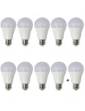 Set 10 Becuri LED Drimus 12W E27 Lumina rece DL 6121, Rece (4100 - 4999 K)