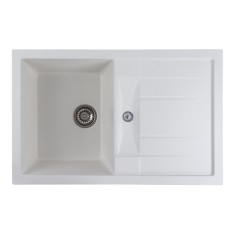 Chiuveta de bucatarie Elefant Premium Troya 7850 , Alb 776x496 mm Innovative ReliableTools