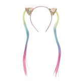 Bentita Copii Urechi Rainbow, 36cm, Carnaval, Petrecere, Fete +3 Ani