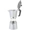 Espressor aluminiu pentru cafea la aragaz, capacitate 6 cesti