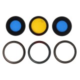 Geam Camera Spate cu Rama Apple iPhone 16 Pro Max Negru (Black) Bulk