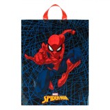 Sacosa Cadou Marvel Spiderman, Culoare Albastru-Roșu, Dimensiune 40x10x50cm, Oem