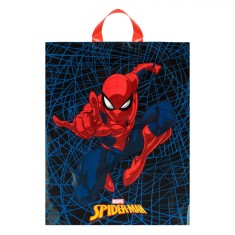 Sacosa Cadou Marvel Spiderman, Culoare Albastru-Roșu, Dimensiune 40x10x50cm