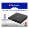 Verbatim Mobile DVD ReWriter USB2.0 Black, incl. data burning sw