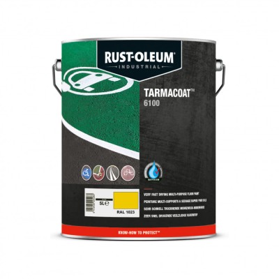 Vopsea Beton Galben RAL 1023, Tarmacoat Rust-Oleum, 5 Litri foto