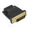 Adaptor DVI-D 24+1 dual link tata - HDMI V1.4 mama High Speed cu Ethernet Full HD aurit Cabletech