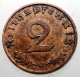 2.819 GERMANIA 2 REICHSPFENNIG 1938 J, Europa, Bronz