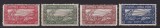 ROMANIA 1906 EXPOZITIUNEA GENERALA BUCURESTI SET 4 VINIETE GUMA ORIGINALA STARE MNH, Nestampilat