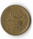 Moneda 1 Batzen 1840, Fribourg - Elvetia, cotatii ridicate!, Europa, Alama